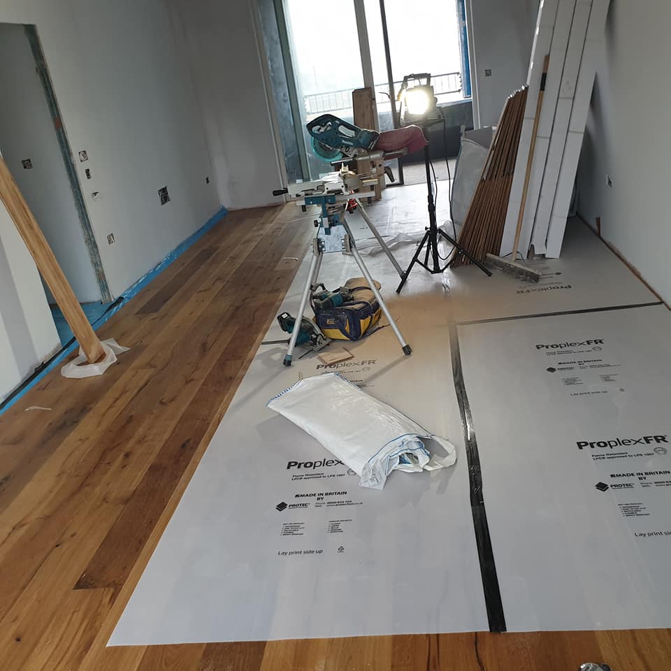 Flooring project: Laminate flooring installation