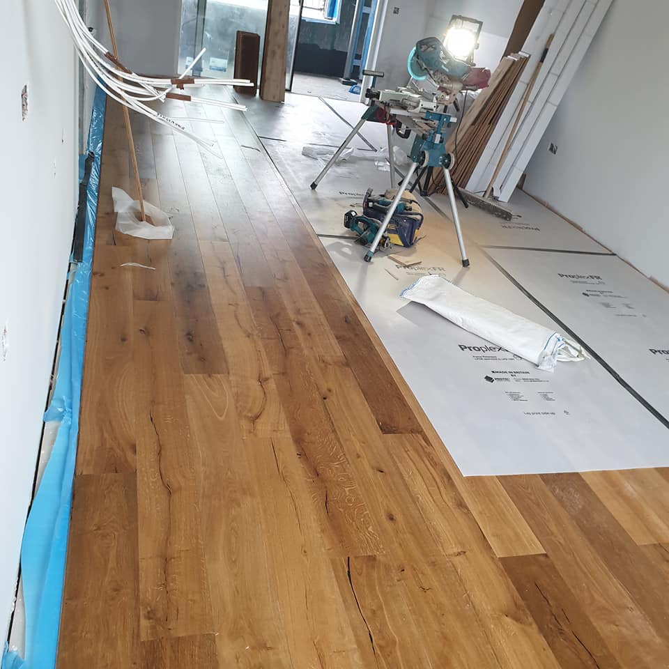 Flooring project: Laminate flooring installation