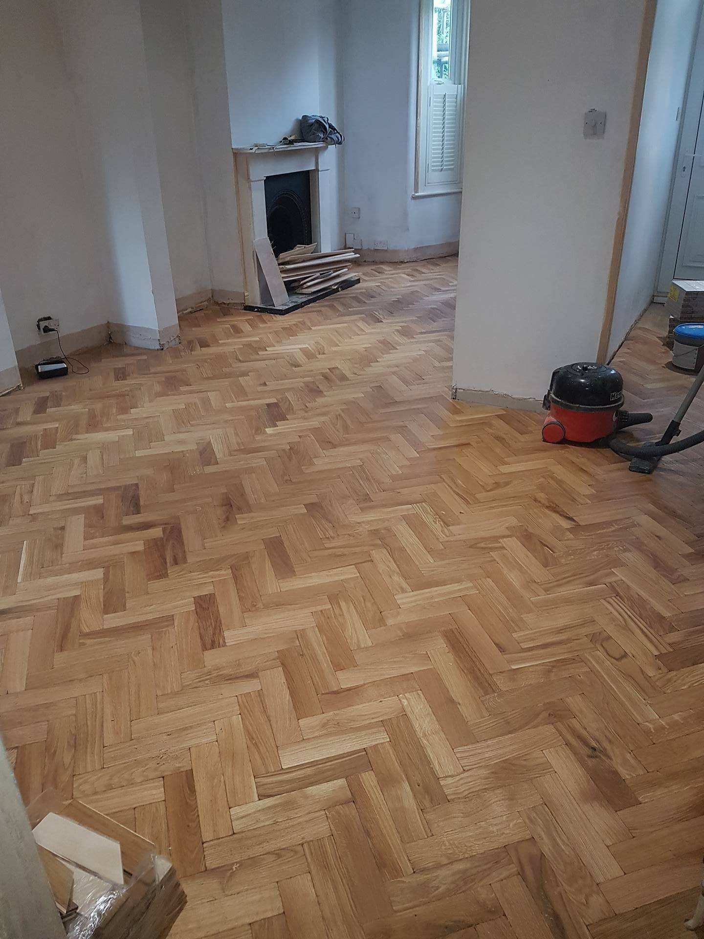 Flooring project: Parquet floor installation