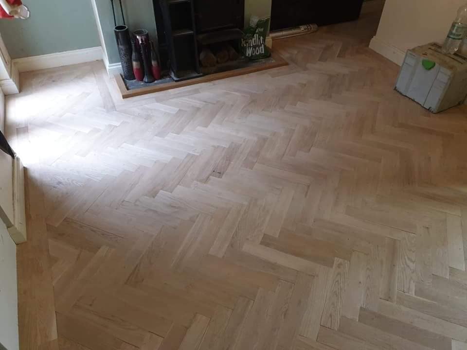 Flooring project: Parquet floor installation