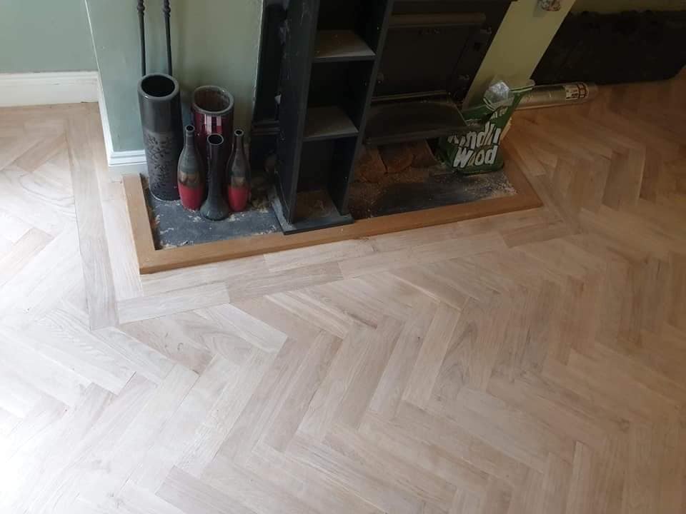 Flooring project: Parquet floor installation