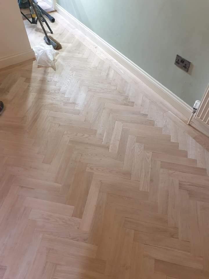 Flooring project: Parquet floor installation